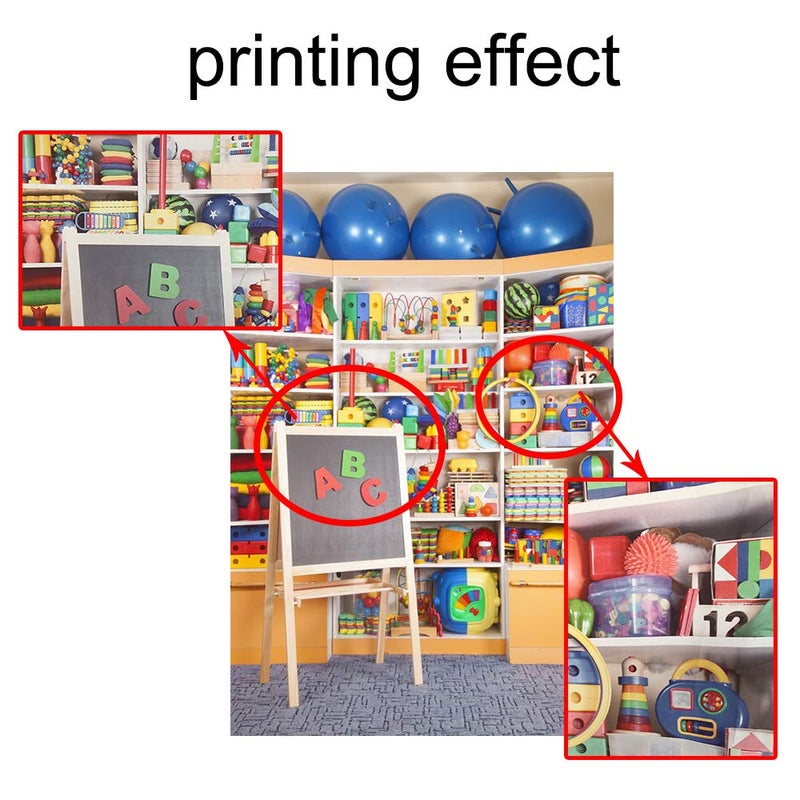 AOFOTO 4x6ft Children Playroom Toy Shelf Background Back to School Photobooth Preschool Kids First Day Playhouse Blocks Play Game Balls Photography Backdrop Kindergarten Interior Studio Props Vinyl - Image 2